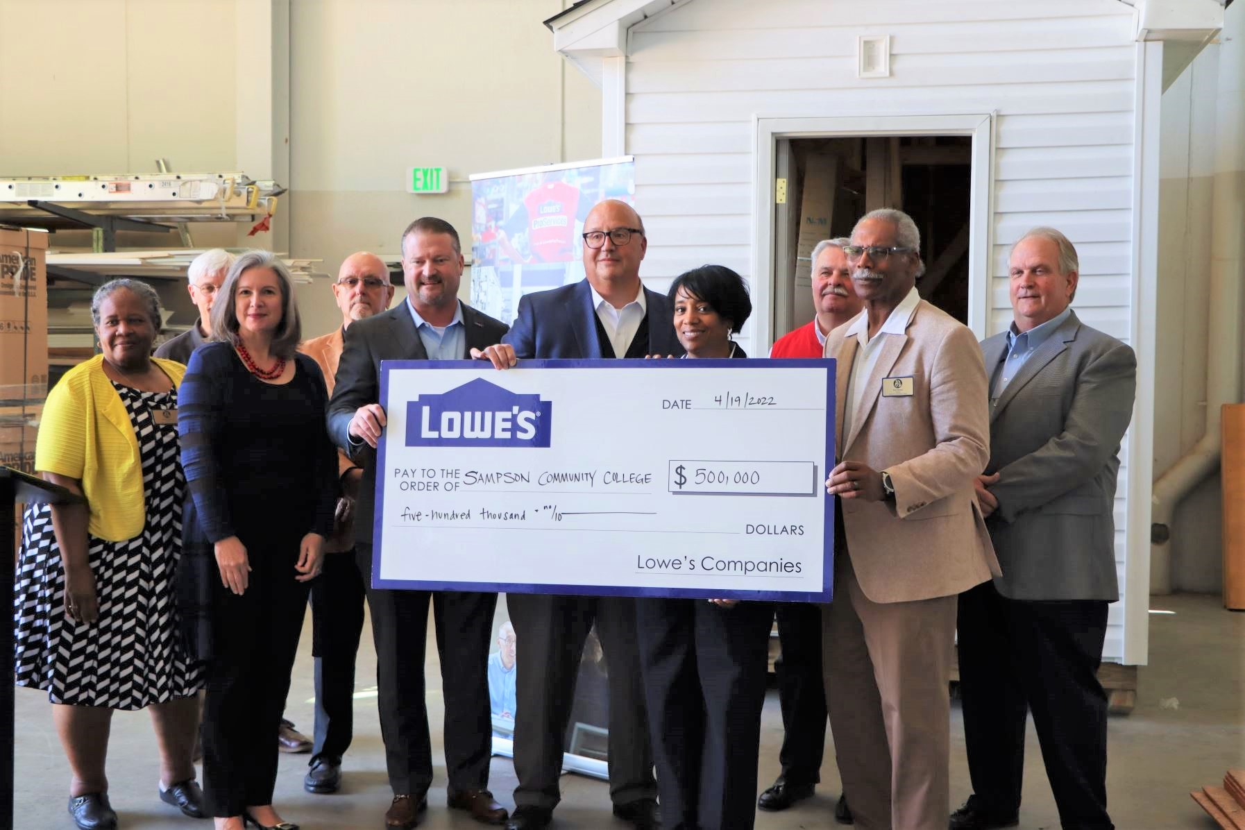 Sampson Community College Partners with Lowe’s