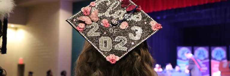 Graduation cap decorated