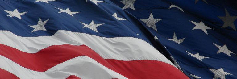 American flag decorative photo